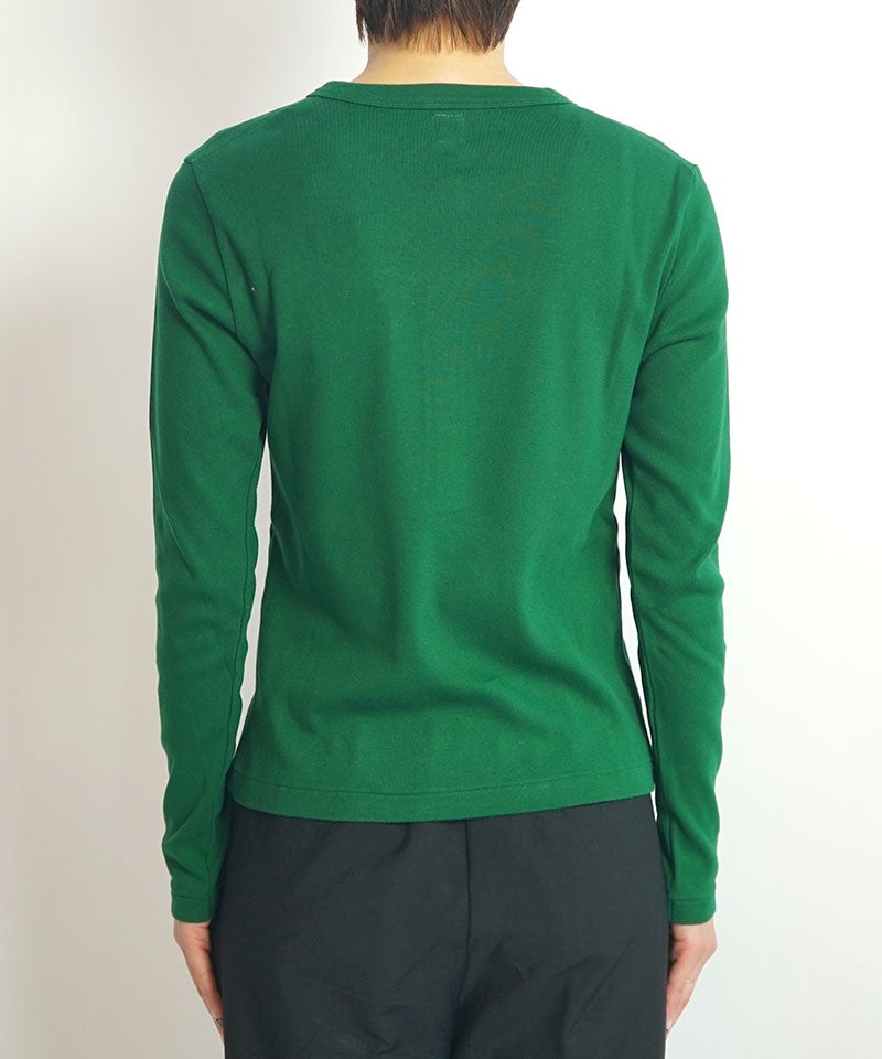 blurhmsROOTSTOCK＞Classic Rib Henley-neck L/S | MAKES ONLINE STORE