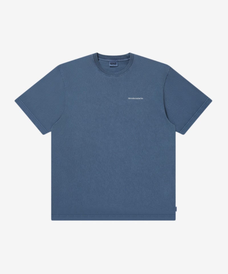 ANCHOR INC.＞ONE LINE LOGO PIGMENT DYE S/S TEE | MAKES ONLINE STORE