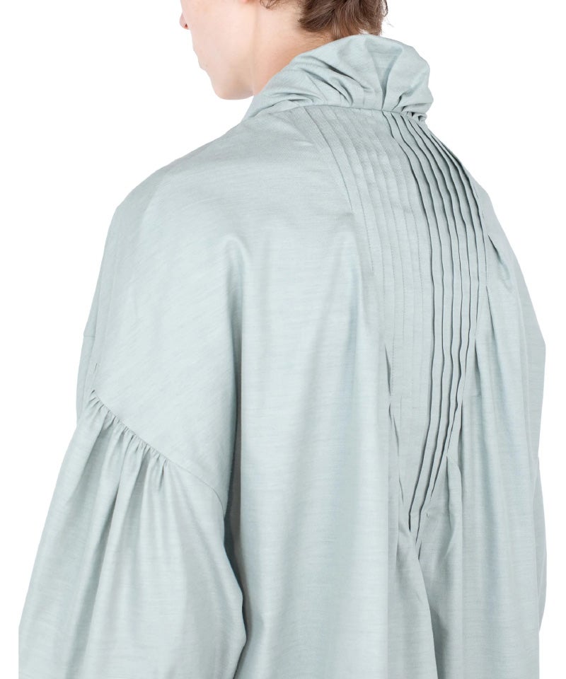 KIKO KOSTADINOV＞EVERS PLEATED SHIRT | MAKES ONLINE STORE