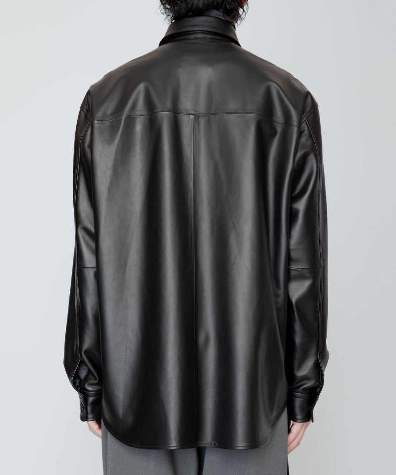 RAINMAKER＞LEATHER DOUGI SHIRT | MAKES ONLINE STORE