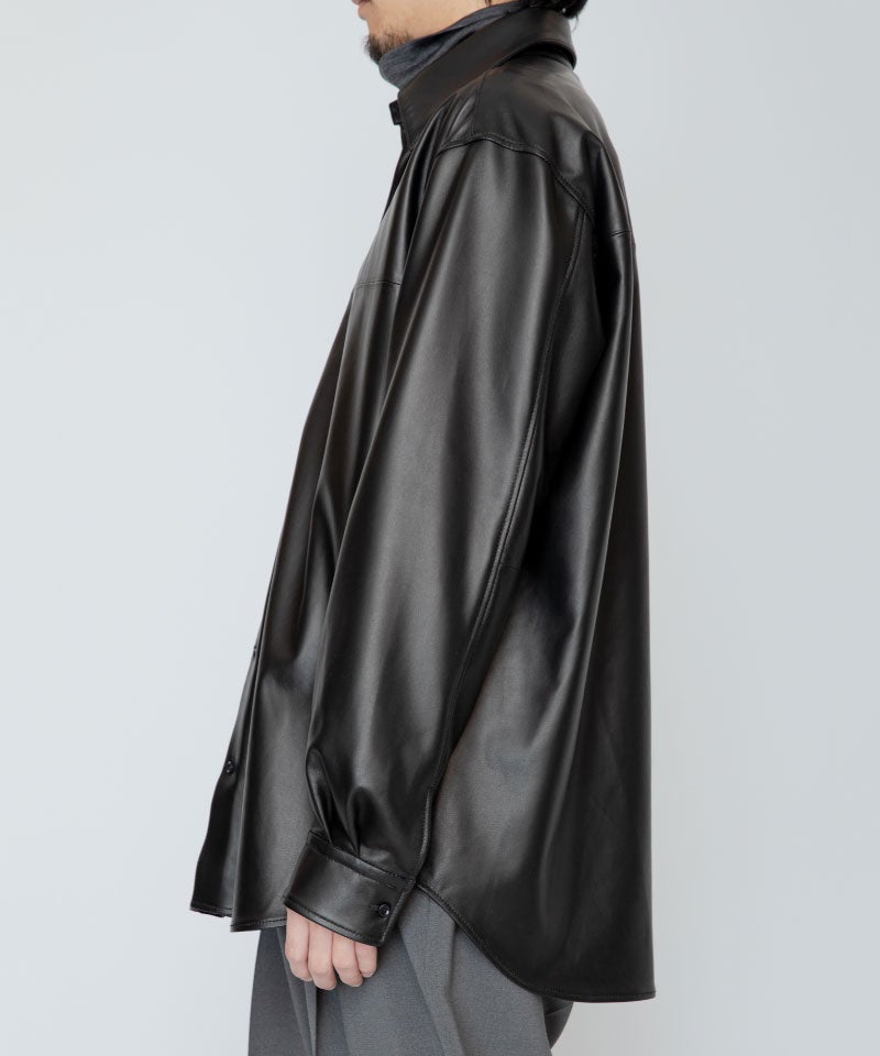 RAINMAKER＞LEATHER DOUGI SHIRT | MAKES ONLINE STORE
