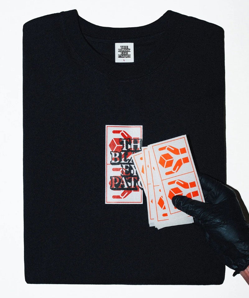 ブラックアイパッチ HWC GESTURE LABEL TEE BLACK M BlackEyePatch＞HWC GESTURE LABEL TEE | MAKES ONLINE STORE