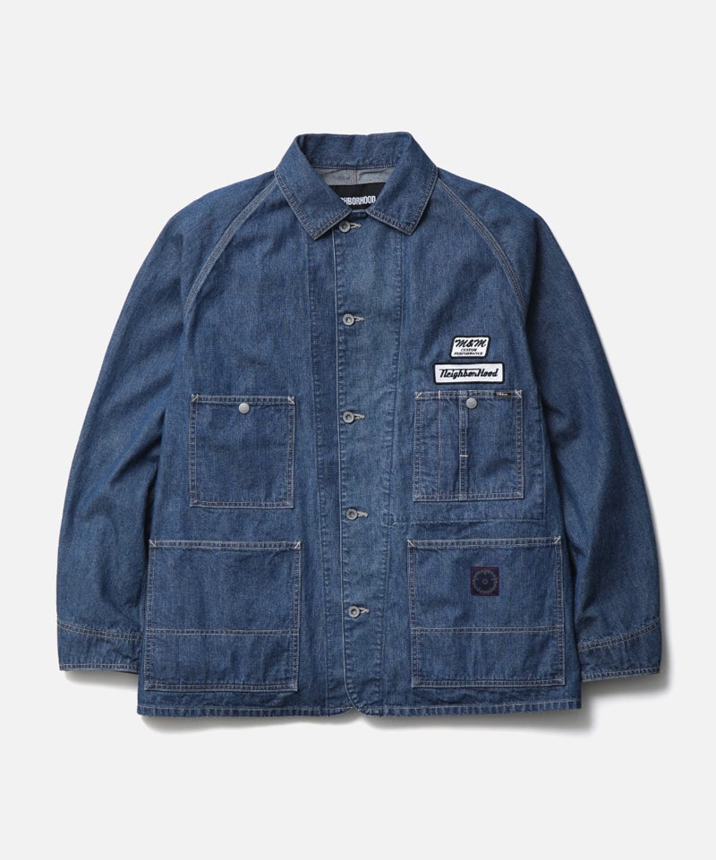 NEIGHBORHOOD>NH X M&M . WASHED DENIM COVERALL JACKET | MAKES NEIGHBORHOOD>NH X M&M . WASHED DENIM COVERALL JACKET | MAKES