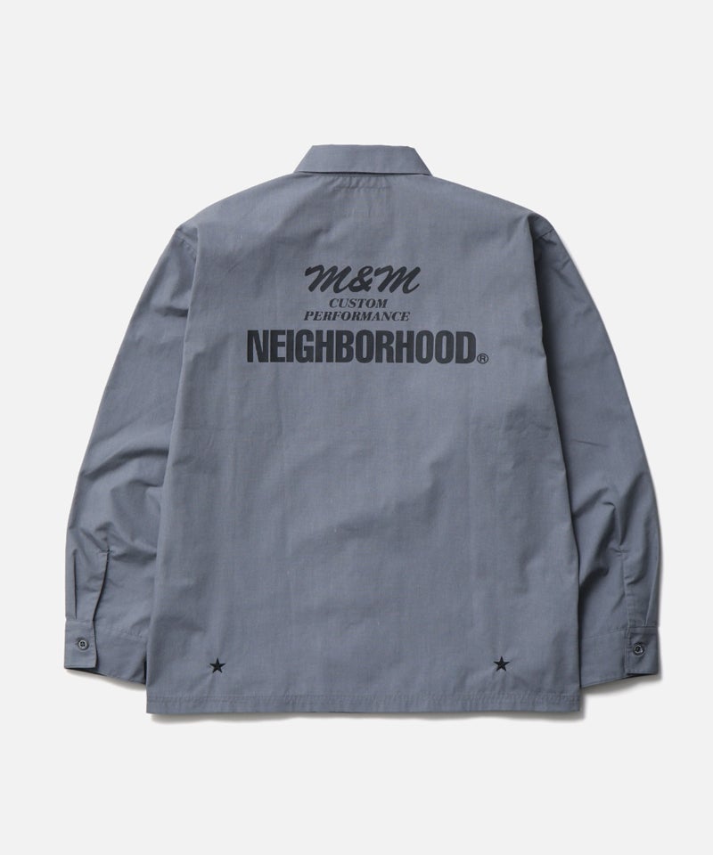 NEIGHBORHOOD＞NH X M&M . CLASSIC WORK SHIRT LS | MAKES ONLINE STORE