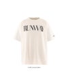 ＜SAINT MICHAEL＞TDWP_SS TEE/RUNWAY/WHITE