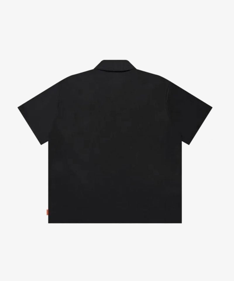 ANCHOR INC.＞BOLD LOGO HALF ZIP WORK SHIRT | MAKES ONLINE STORE