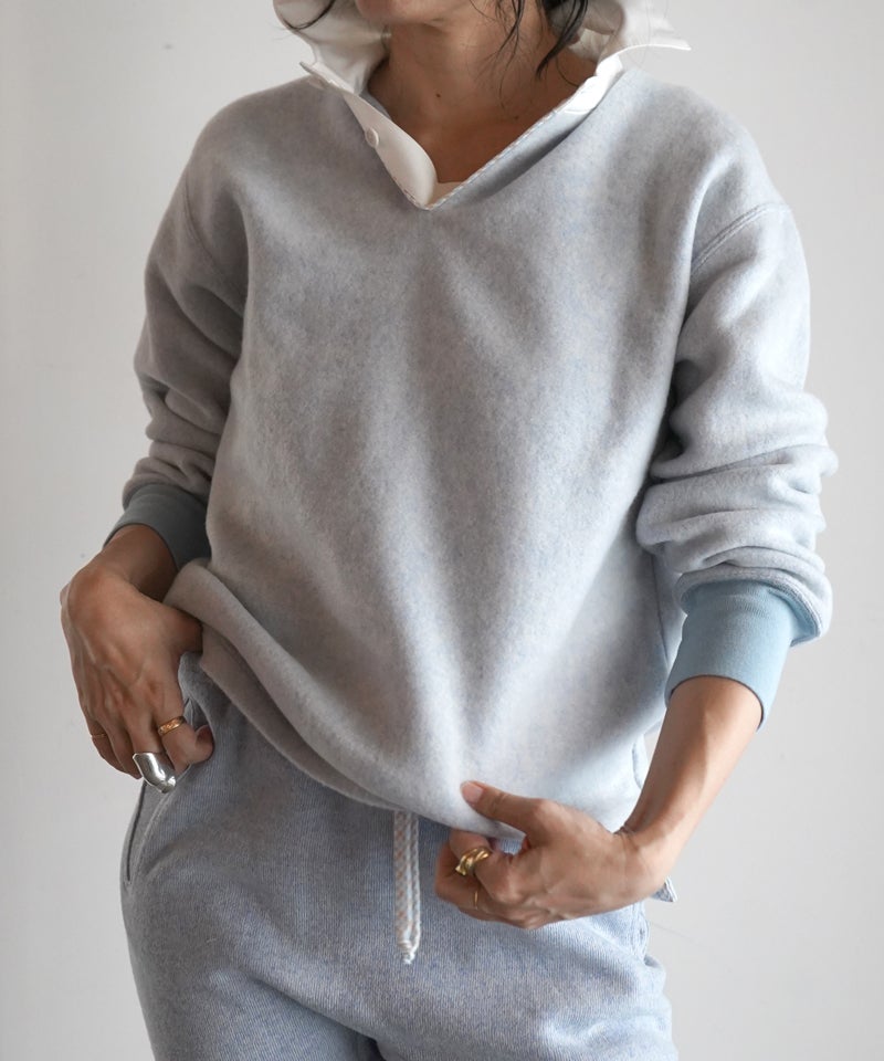 FUMIKA＿UCHIDA＞Wool French Terry Rugby Shirt | MAKES ONLINE STORE