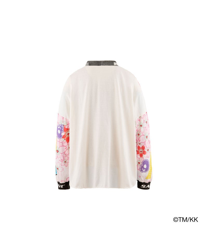 mononoke・made＞LS T-SHIRT WIDE/SAKURA/WHITE | MAKES ONLINE STORE