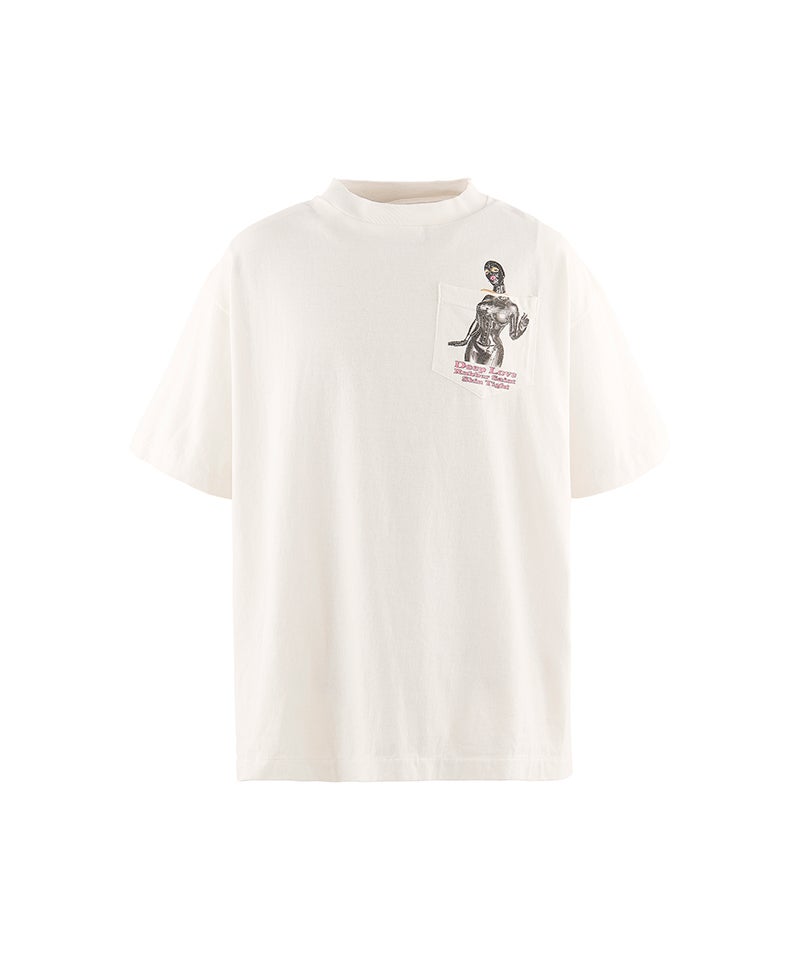 SAINT MICHAEL＞SS T-SHIRT/POCKET/WHITE | MAKES ONLINE STORE