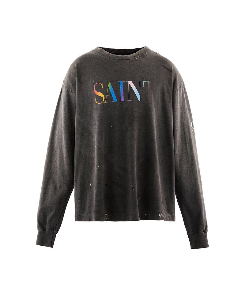 SAINT MICHAEL＞LS T-SHIRT/SAINT/BLACK | MAKES ONLINE STORE