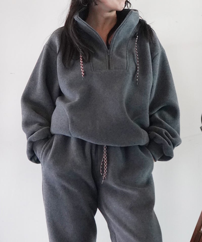 FUMIKA＿UCHIDA＞Double Faced Fleece Pullover | MAKES ONLINE STORE