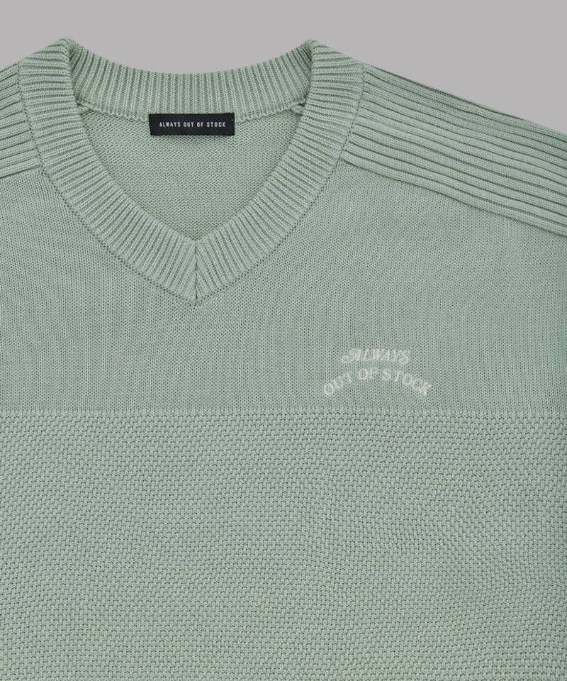 ALWAYS OUT OF STOCK＞GAME KNIT PULLOVER | MAKES ONLINE STORE