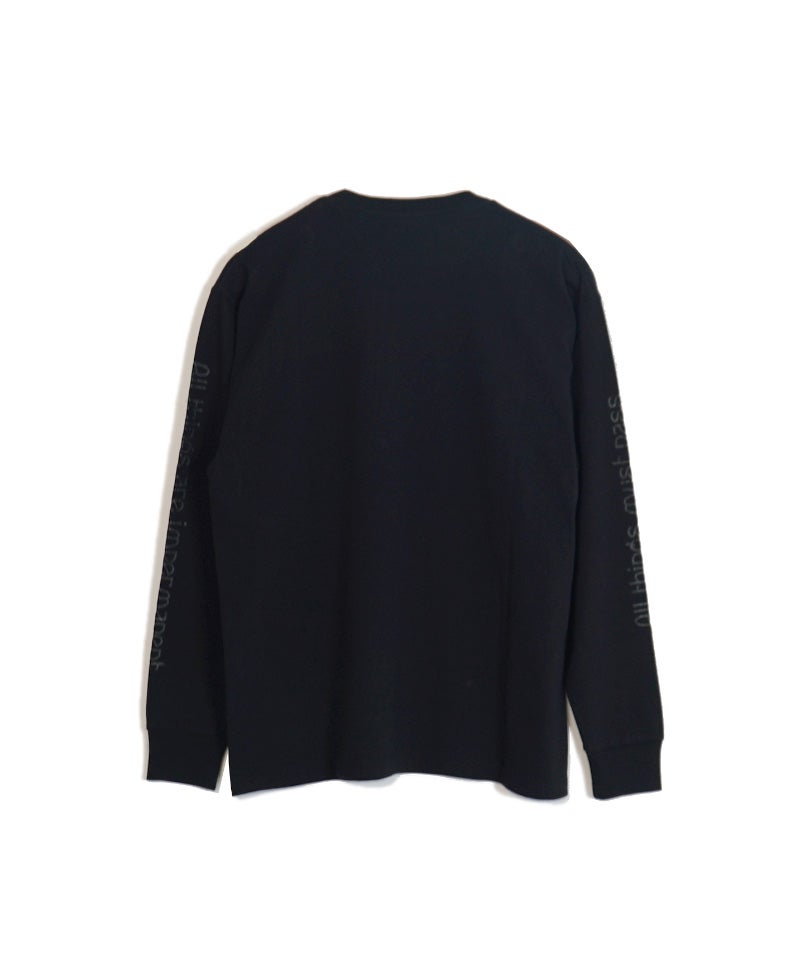 COMOLI＞コットンジャージ プリント長袖Tシャツ | MAKES ONLINE STORE