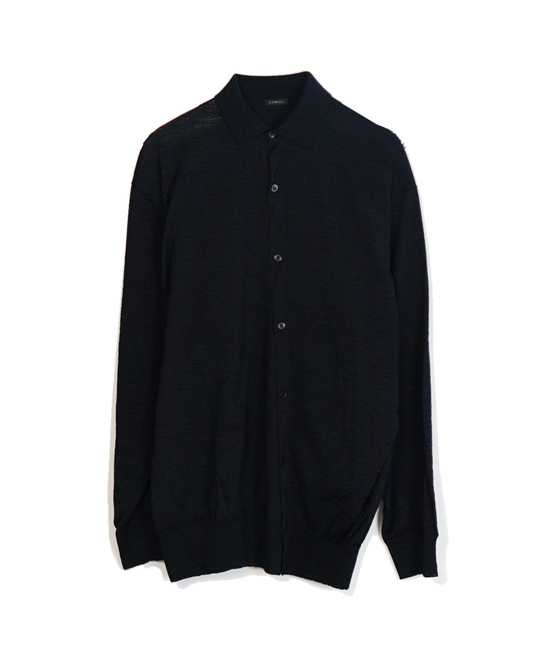 COMOLI＞ウール 襟付きカーディガン | MAKES ONLINE STORE