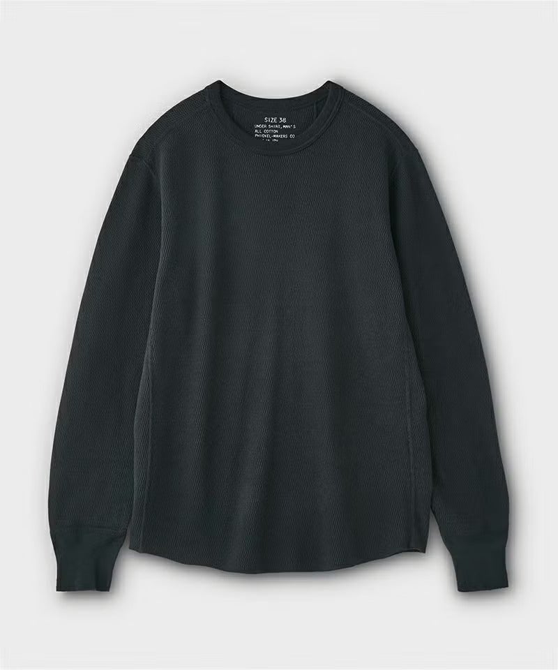 新品 PHIGVEL フィグベル サーマル 長袖 Tシャツ38 日本製 グレー PHIGVEL＞THERMAL TOP | MAKES ONLINE STORE