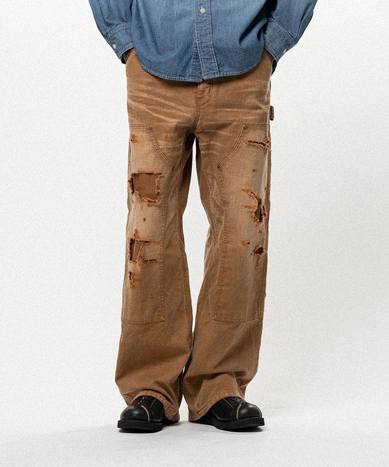 KAMIYA＞Heavy Sun-Faded Duck Painter Pants | MAKES ONLINE STORE