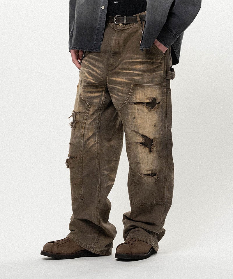 KAMIYA＞Heavy Sun-Faded Duck Painter Pants | MAKES ONLINE STORE