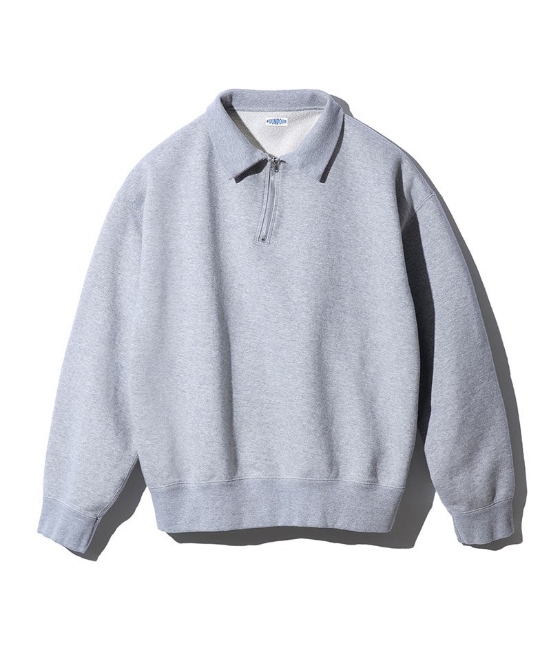 FOUNDOUR＞COTTON FRENCH TERRY HALF ZIP SHIRT | MAKES ONLINE STORE