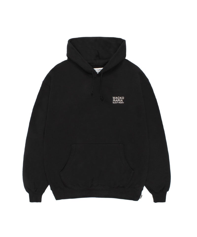 新品_黒M【WACKOMARIA】HOODED SWEAT／タグ付／送料込 WACKO MARIA＞WASHED MIDDLE WEIGHT PULLOVER HOODED SWEAT SHIRT