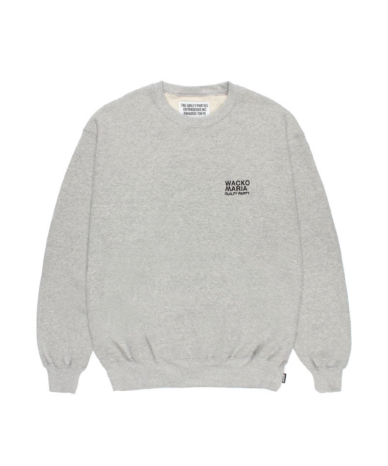 トップス WACKO MARIA WASHED MIDDLE CREW SWEAT WACKO MARIA＞WASHED MIDDLE WEIGHT CREW NECK SWEAT SHIRT | MAKES