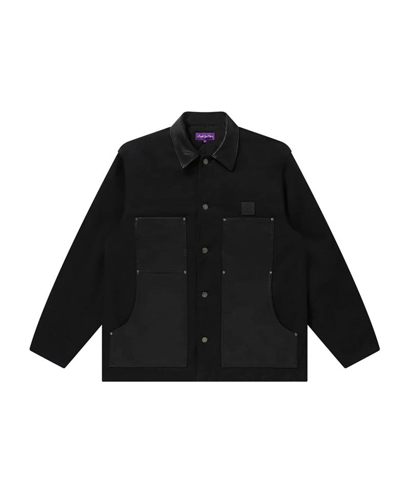 BlackEyePatch＞LEATHER PATCHED DUCK JACKET | MAKES ONLINE STORE