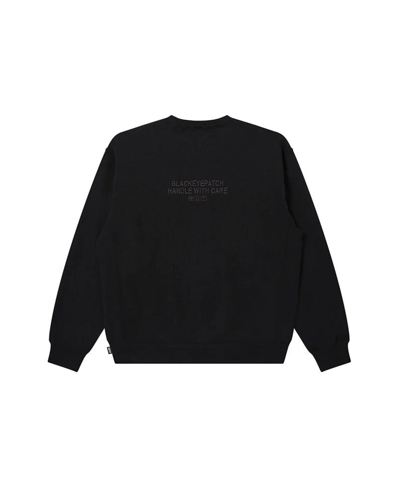BlackEyePatch＞HWC LABEL CREW SWEAT | MAKES ONLINE STORE