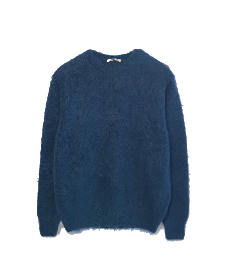 AURALEE＞BRUSHED SUPER KID MOHAIR KNIT P/O | MAKES ONLINE STORE