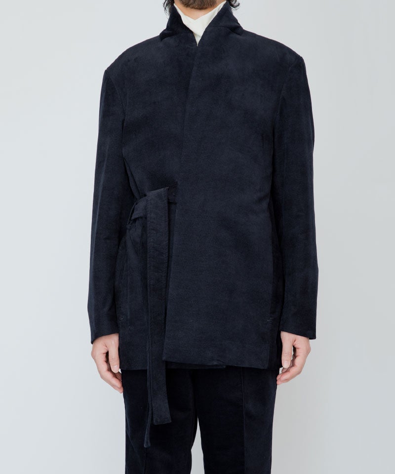 RAINMAKER＞SHAWL COLLAR BELTED JACKET | MAKES ONLINE STORE