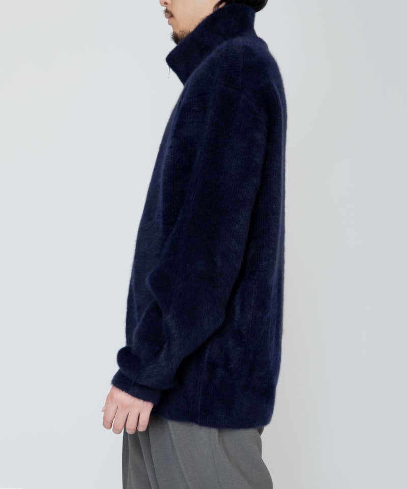RAINMAKER＞FOX CASHMERE ZIP-UP SWEATER | MAKES ONLINE STORE