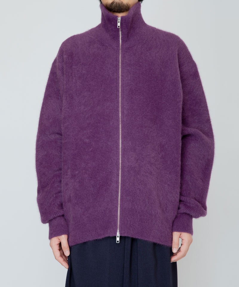 RAINMAKER＞FOX CASHMERE ZIP-UP SWEATER | MAKES ONLINE STORE