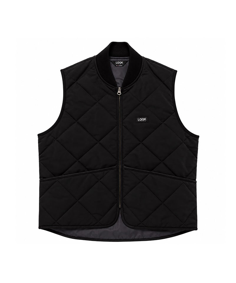 LQQK Studio＞CORDURA NYLON QUILTED ZIP VEST | MAKES ONLINE STORE