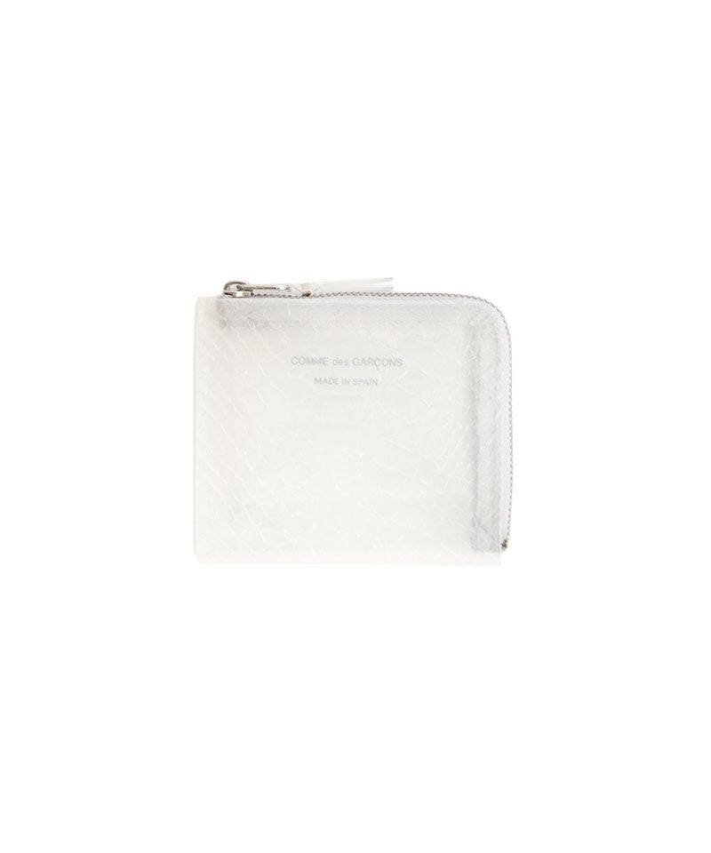 WALLET COMME des GARCONS＞SNAKE TRANSPARENT ZIP WALLET | MAKES